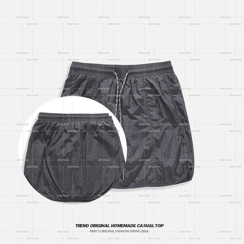 【裤裙系列】复古休闲工装短裙速干 soinku