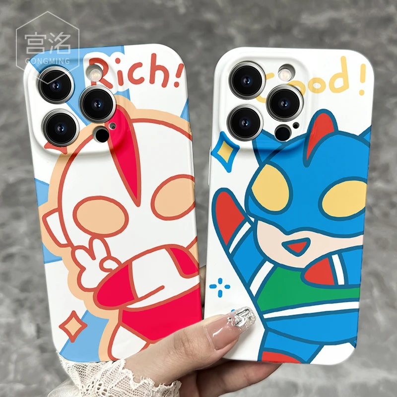 rich绿衣红衣超人情侣款iPhone14promax苹果13/12/11菲林手机壳网