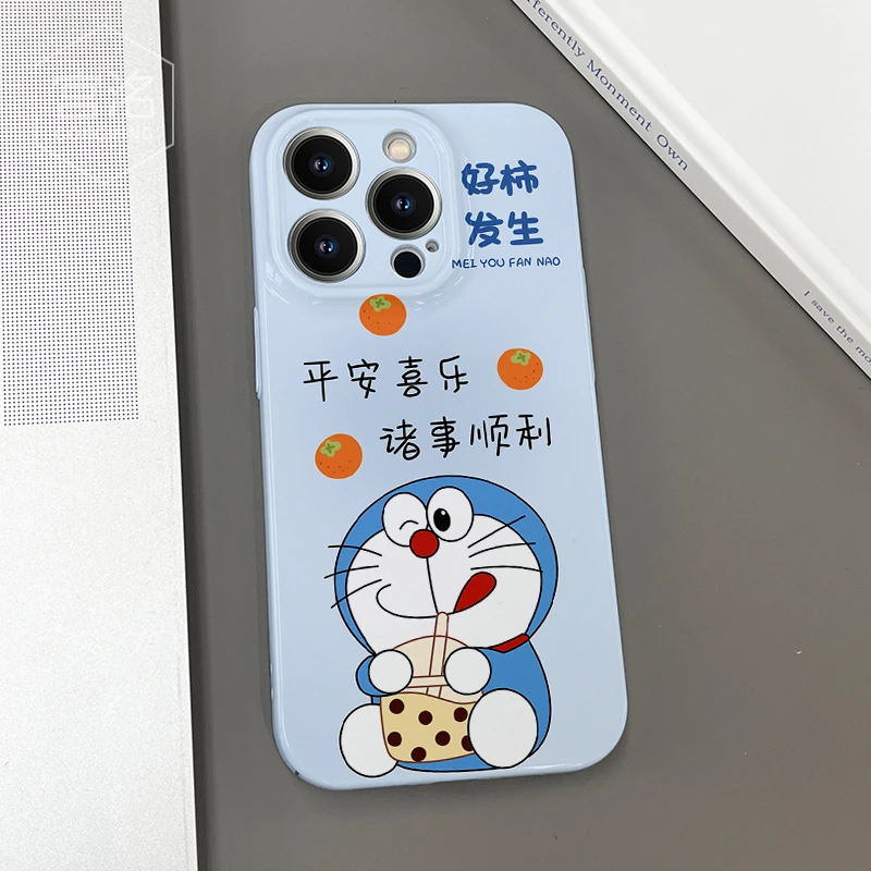 好柿蓝胖子iPhone14promax苹果13/12/11菲林手机壳网红华为oppo套