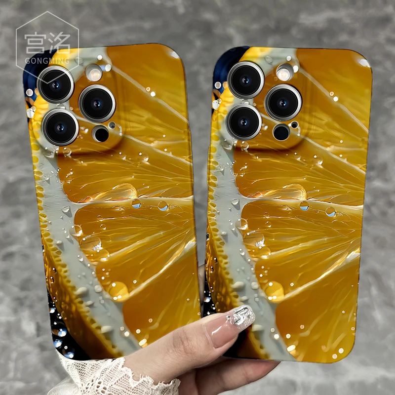 AI半块橙子iPhone14promax苹果13华为12菲林手机壳oppo小米vivo套