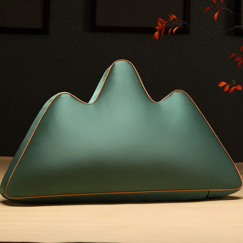 靠山枕中式红木罗汉床靠背垫沙发客厅异形抱枕山形枕高档床上靠枕