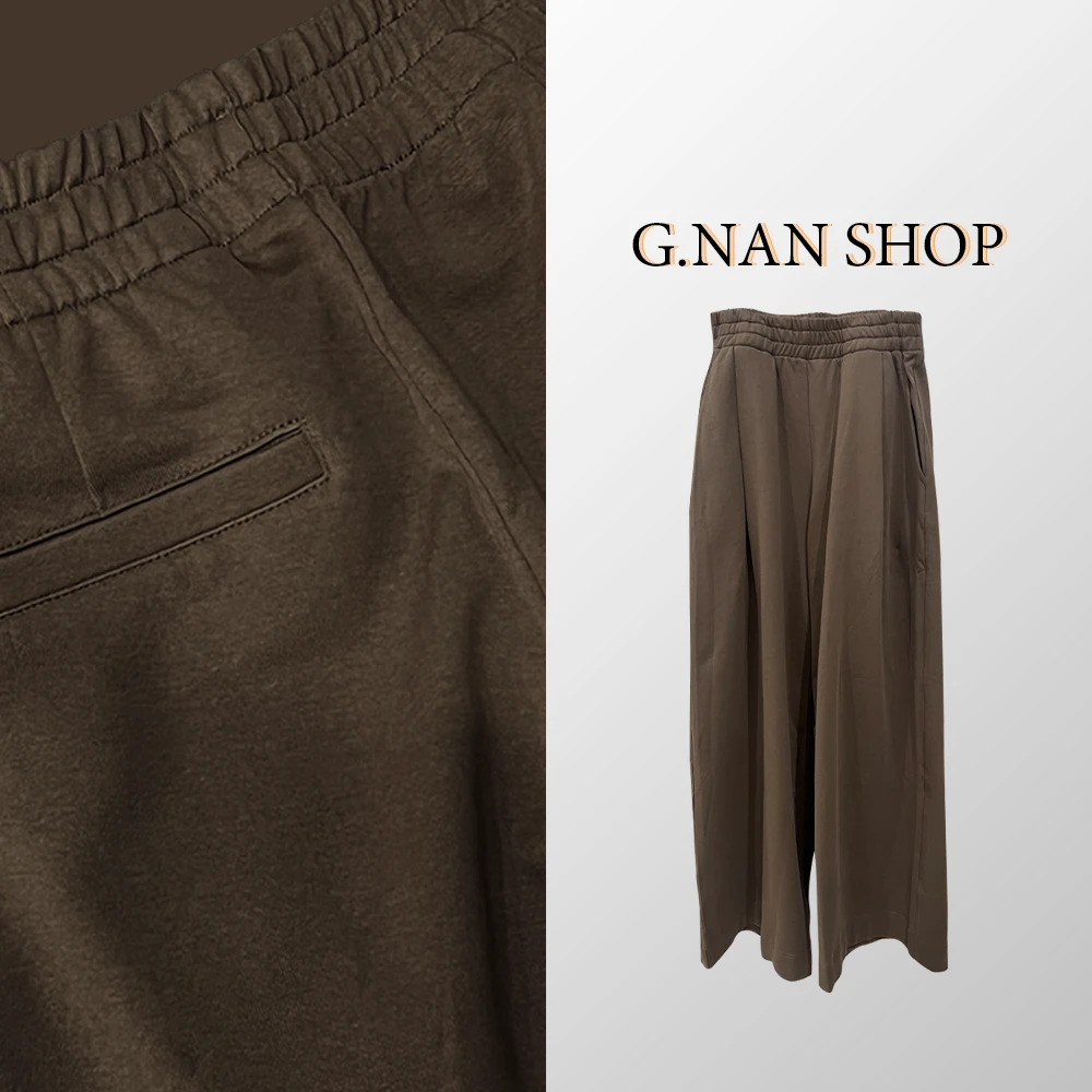 纯棉亲肤松紧腰宽松休闲裤4H11771