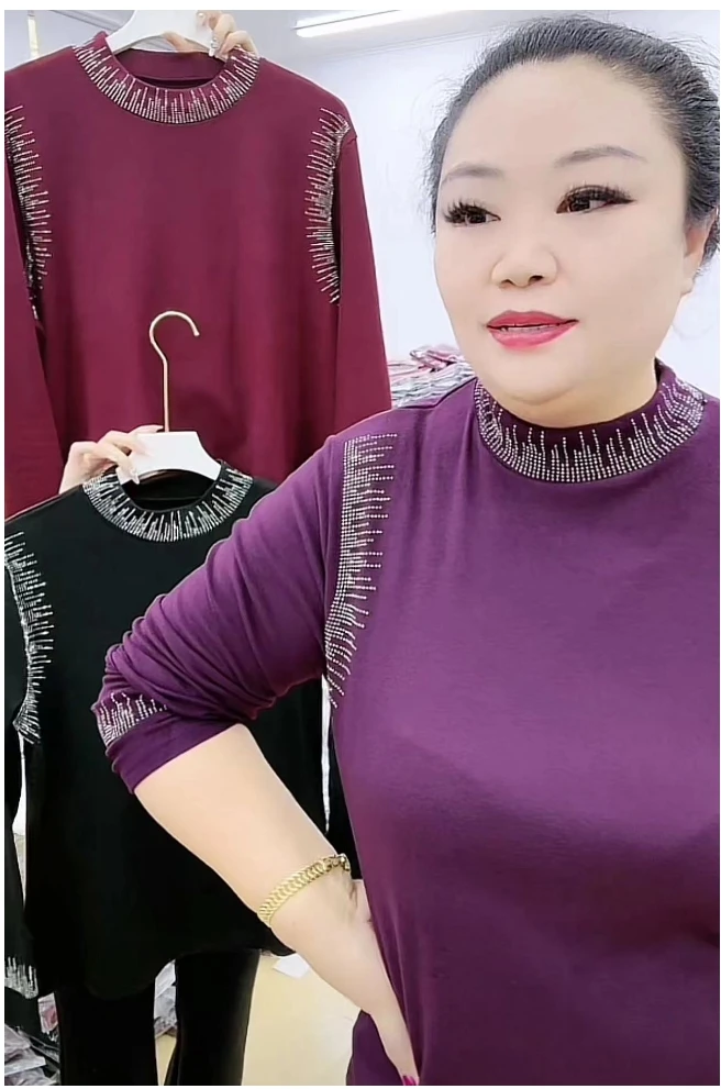 女士钻百搭小衫 8819 -A116