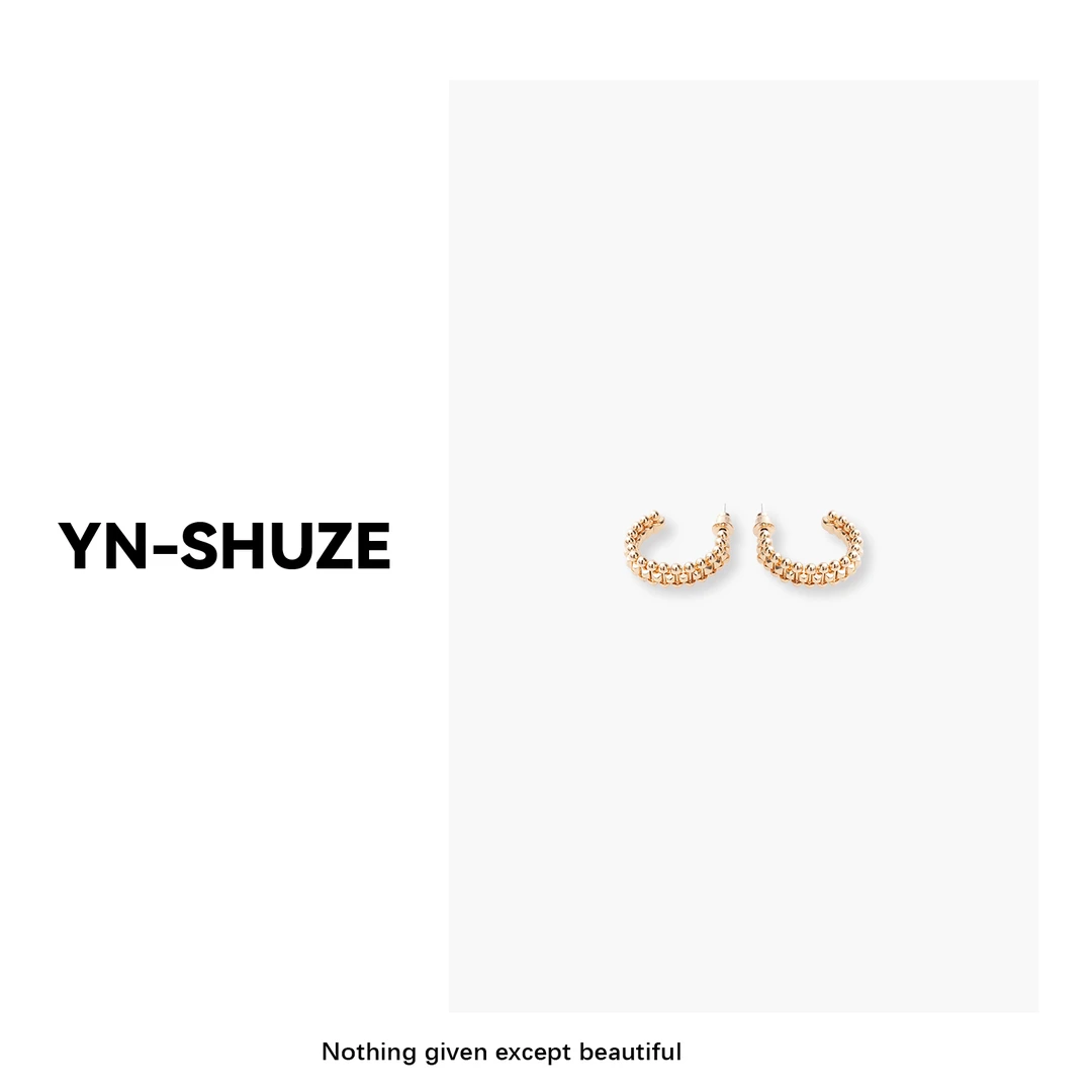 铜合金耳饰 YN-SHUZE经典轻奢时尚耳环SZ-HC33301