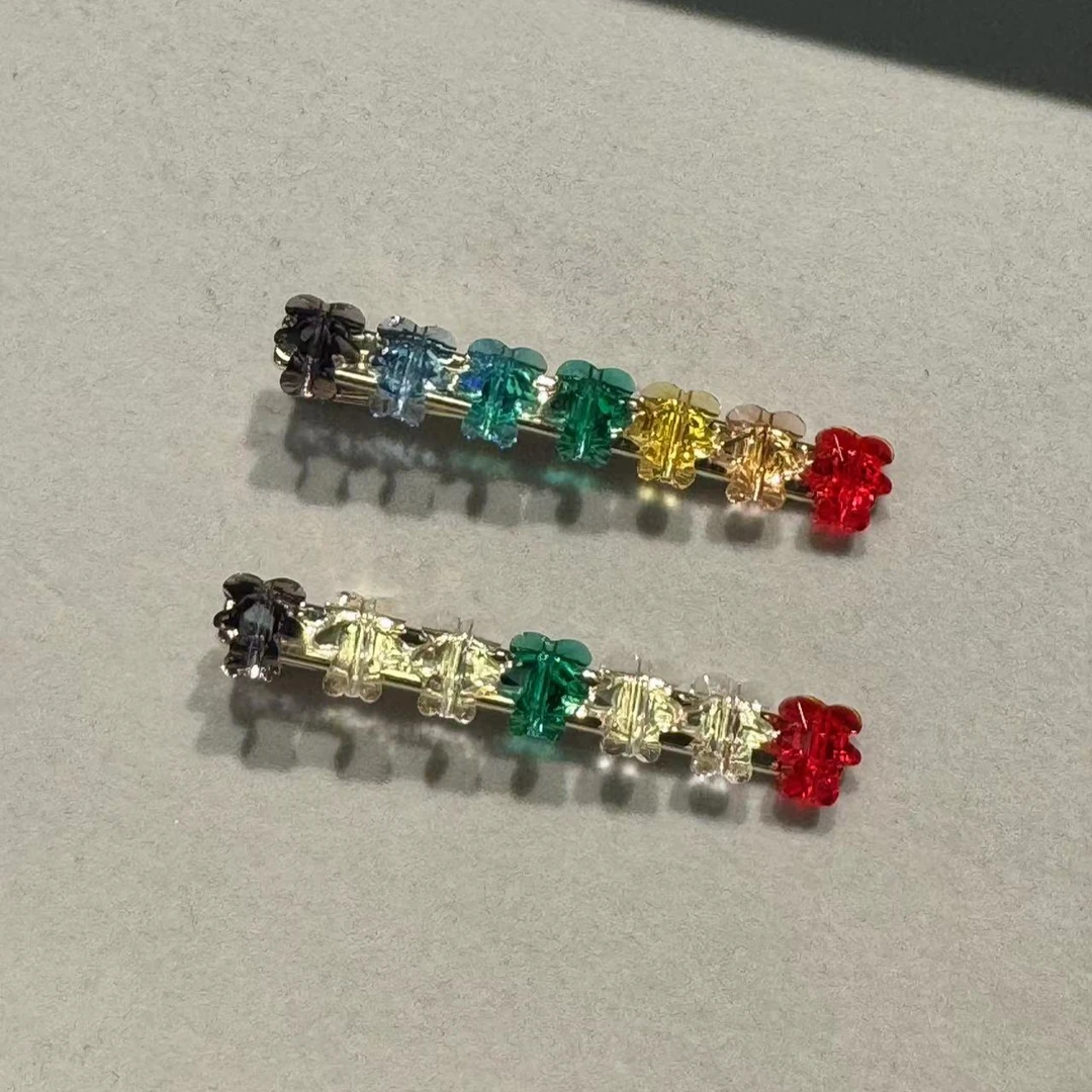 【BORAKOO】韩国东大门代购正品 可爱小熊拼色对夹