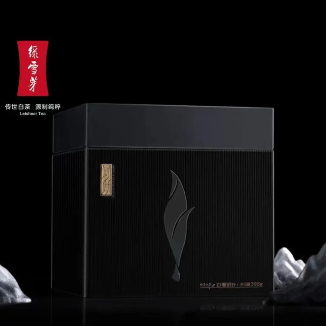 绿雪芽-问叶 福鼎白茶2022白毫银针老白茶礼盒398g