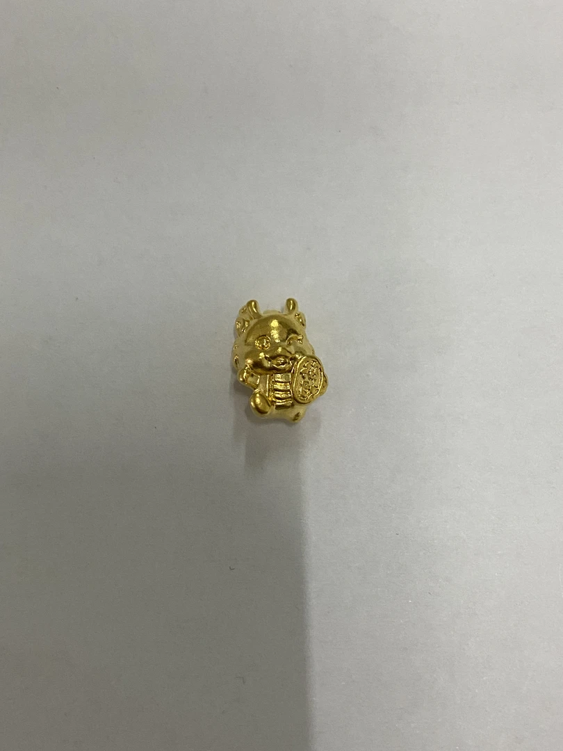【金喜圆】足金 招财龙转运珠0.3