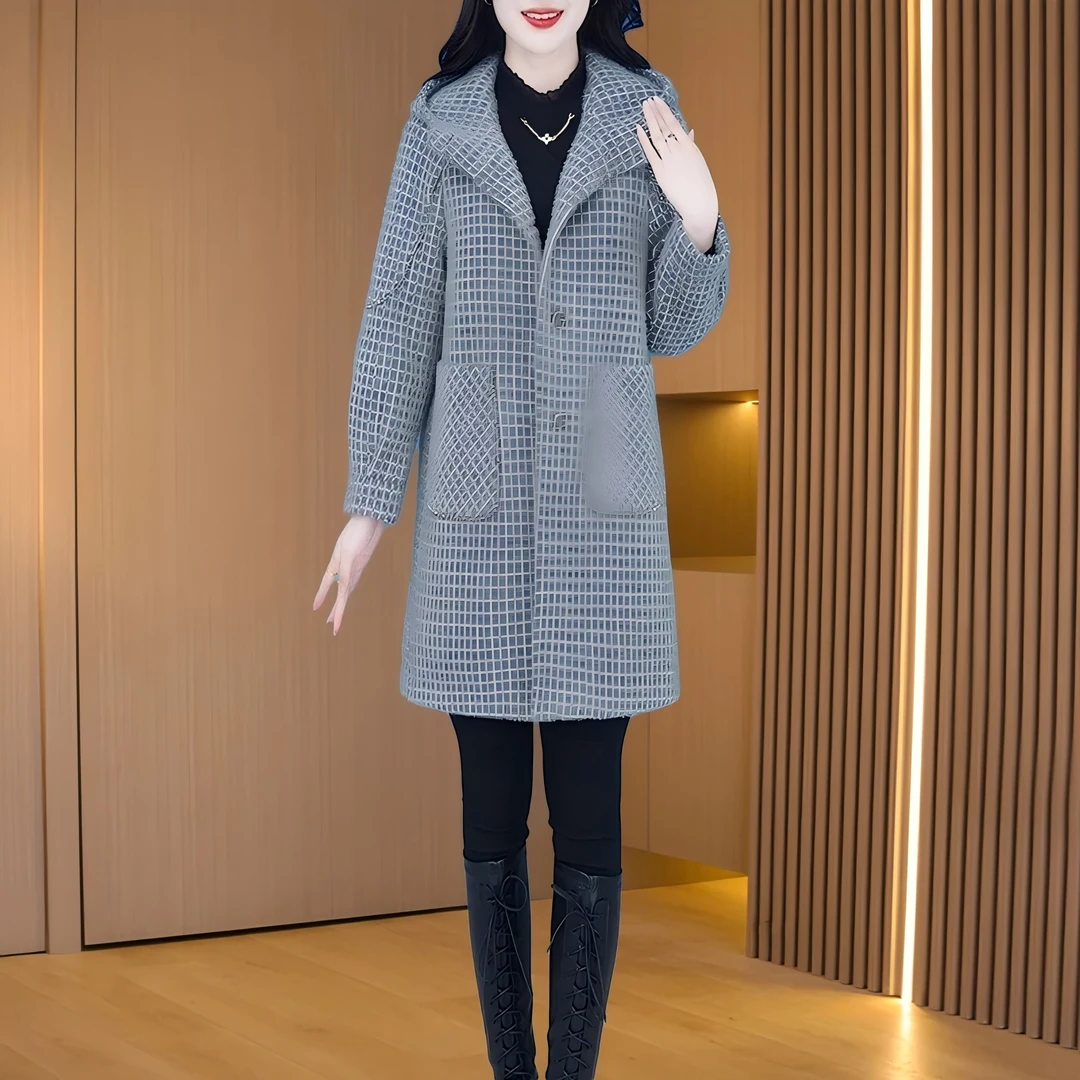02秋冬季新款优雅气质高档减龄休闲显瘦外套