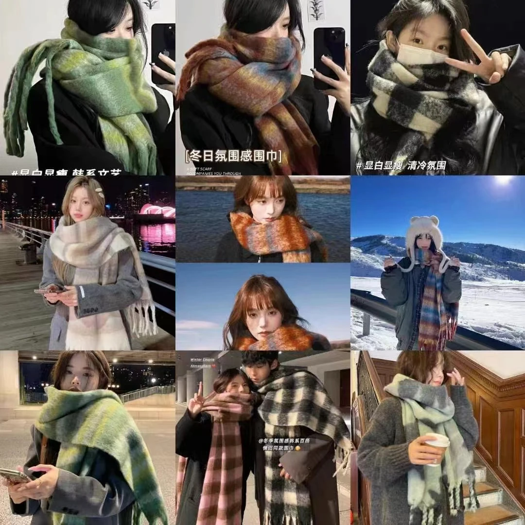❤【A401-A600】直播间过款围巾韩版网红款围巾