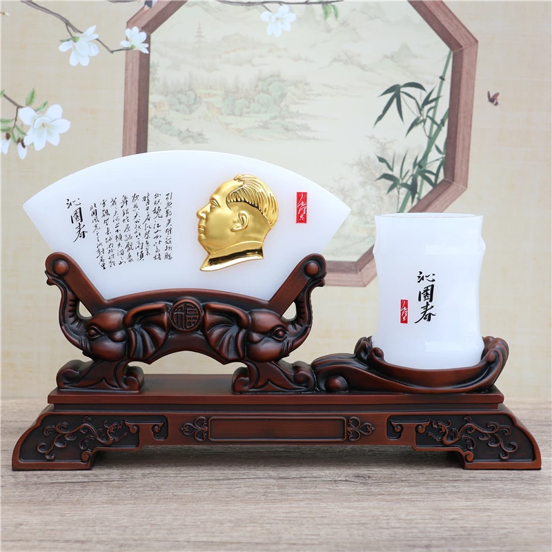 毛主席摆像头像沁园春雪毛爷爷摆件办公室工艺客厅乔迁装饰礼品