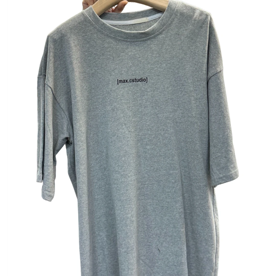 NICE圈圈、韩系大板宽松磨毛T恤A7128