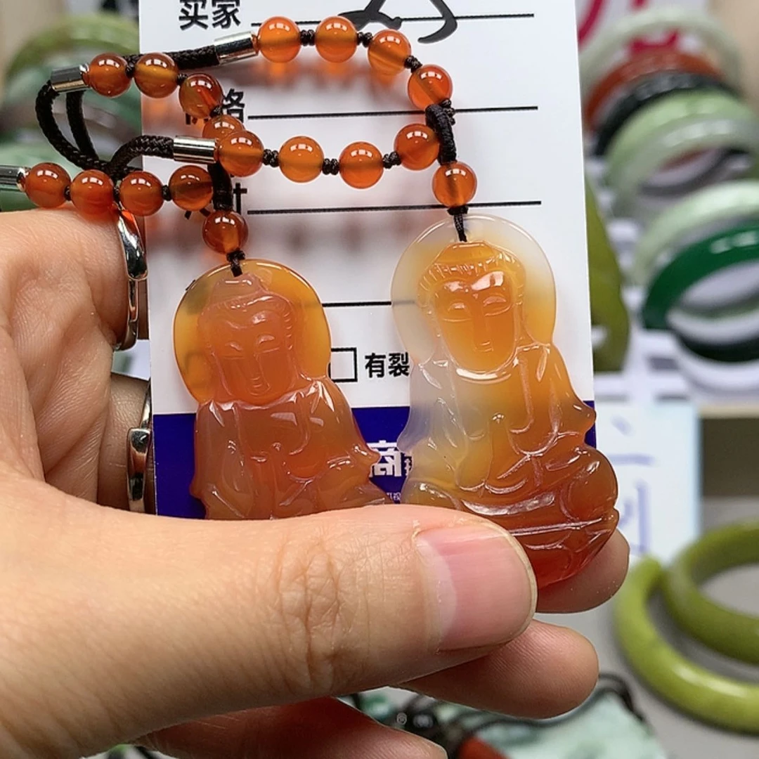 【闪购商品】蛇纹石玉吊坠未镶嵌木****乐