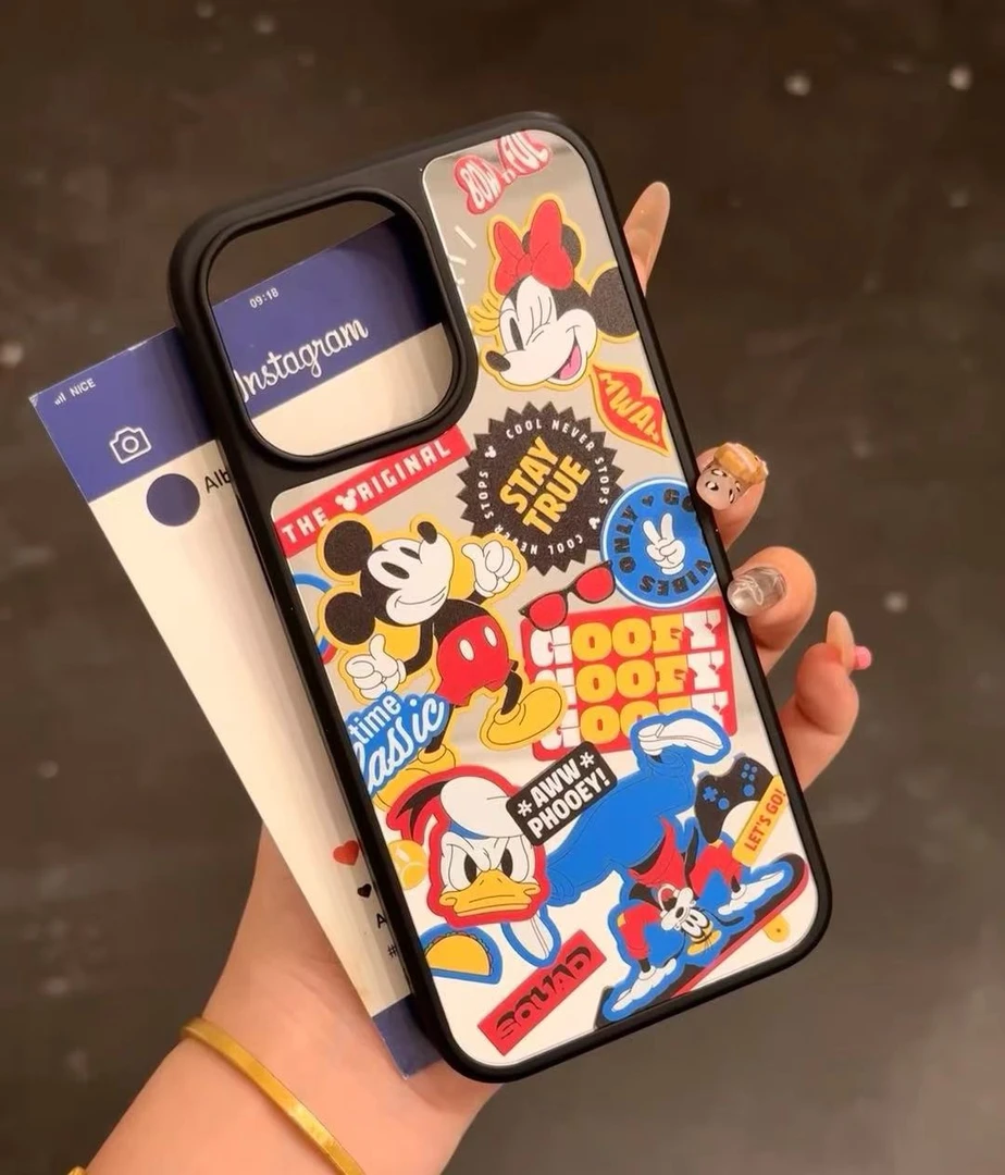 潮流创意适用于苹果14手机壳13promax新款15pro小众个性16卡通