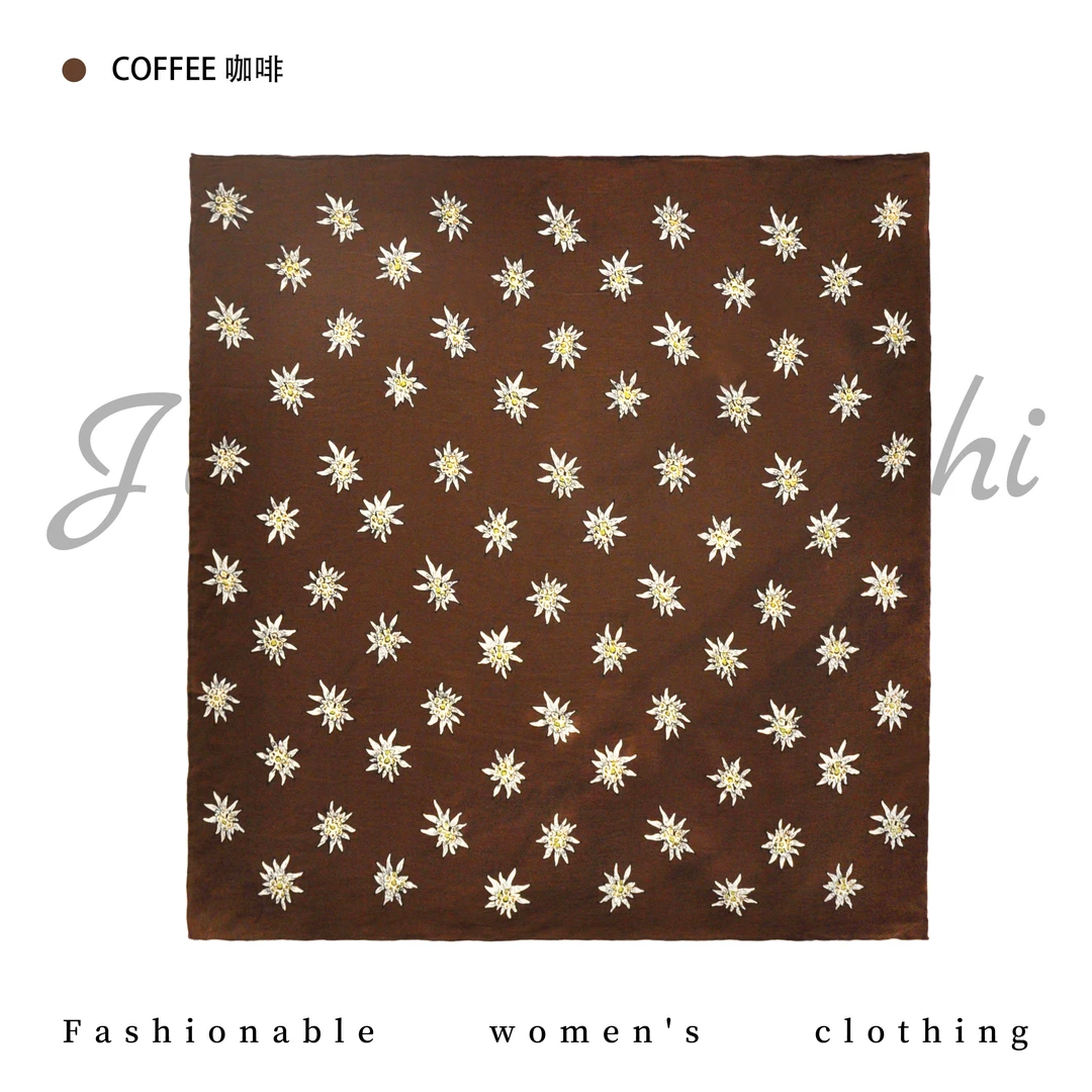 【金典女人服饰】设计感复古印花小丝巾  高档韩版百搭女围巾8993
