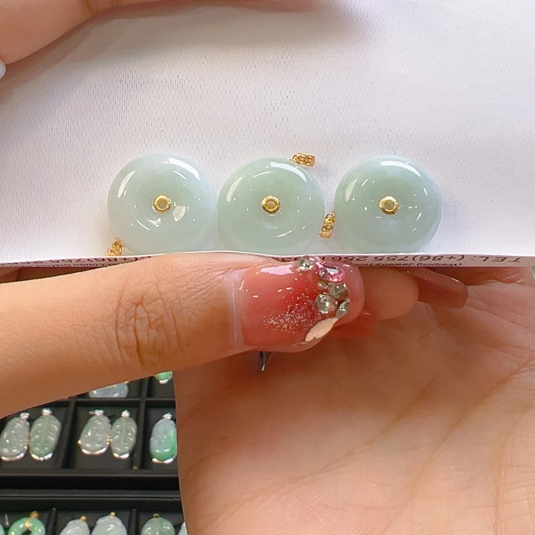 【闪购商品】翡翠颈饰18K金镶嵌