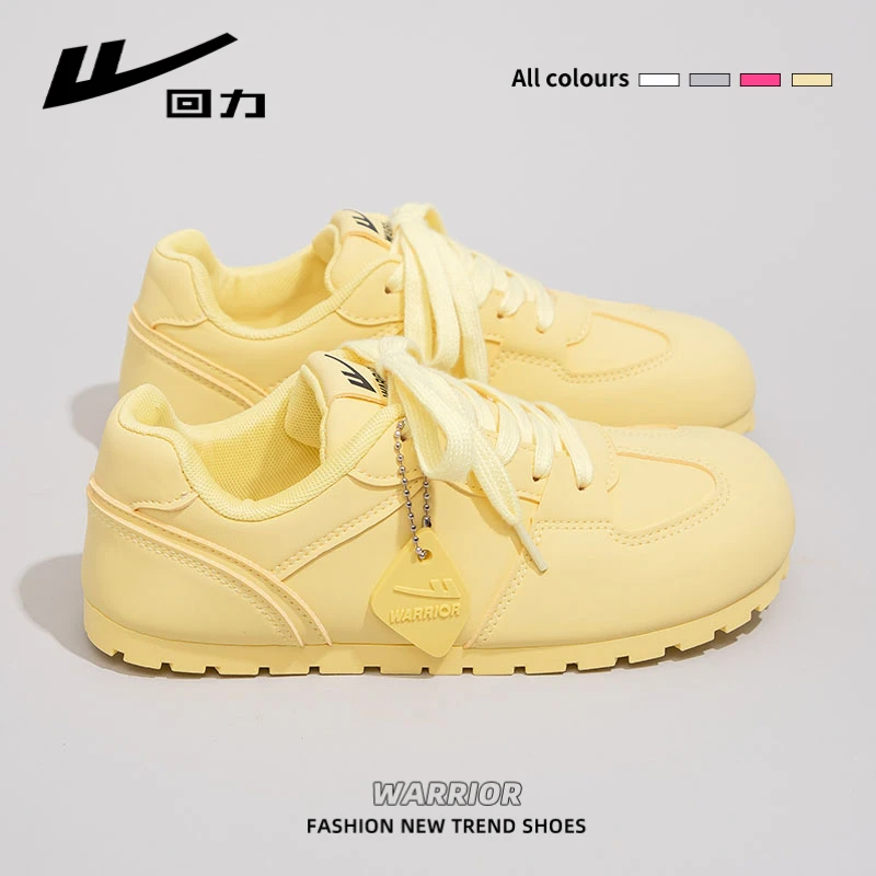 回力厚底板鞋女2025夏季新款轻便泡芙鞋百搭休闲德训鞋透气小白鞋