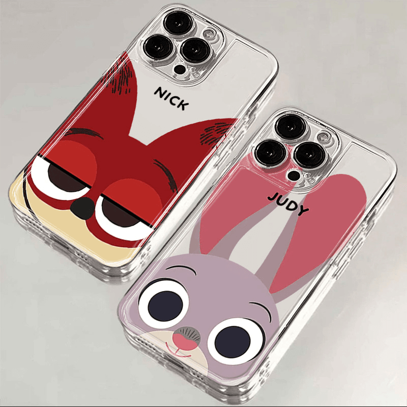 狐狸兔子适用苹果华为vivo小米oppo手机壳iPhone15plus14pro13max