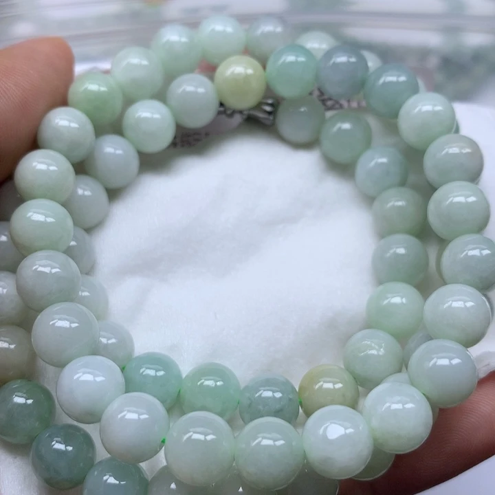 翡翠颈饰未镶嵌 珠链