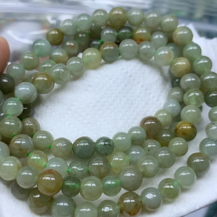 翡翠颈饰未镶嵌珠链