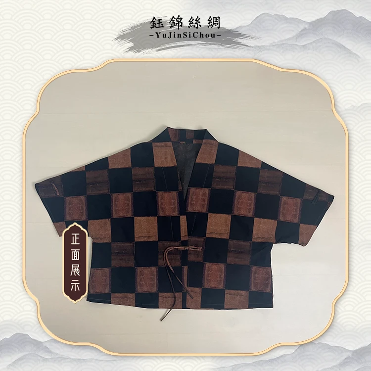 夏季桑蚕丝花龟茶服休闲时尚百搭