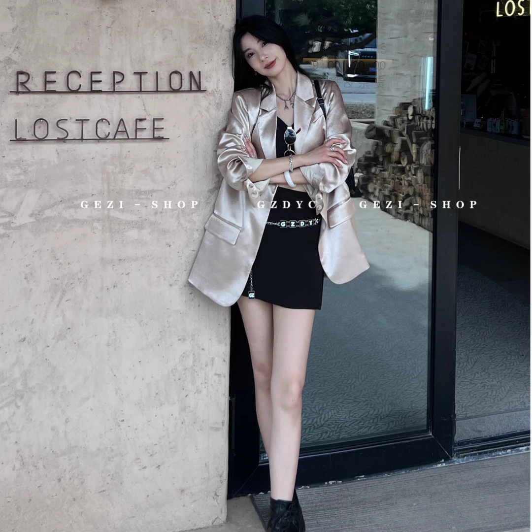 【鸽子的衣橱】小众设计感春季新款时尚气质轻奢高级感休闲西装外套