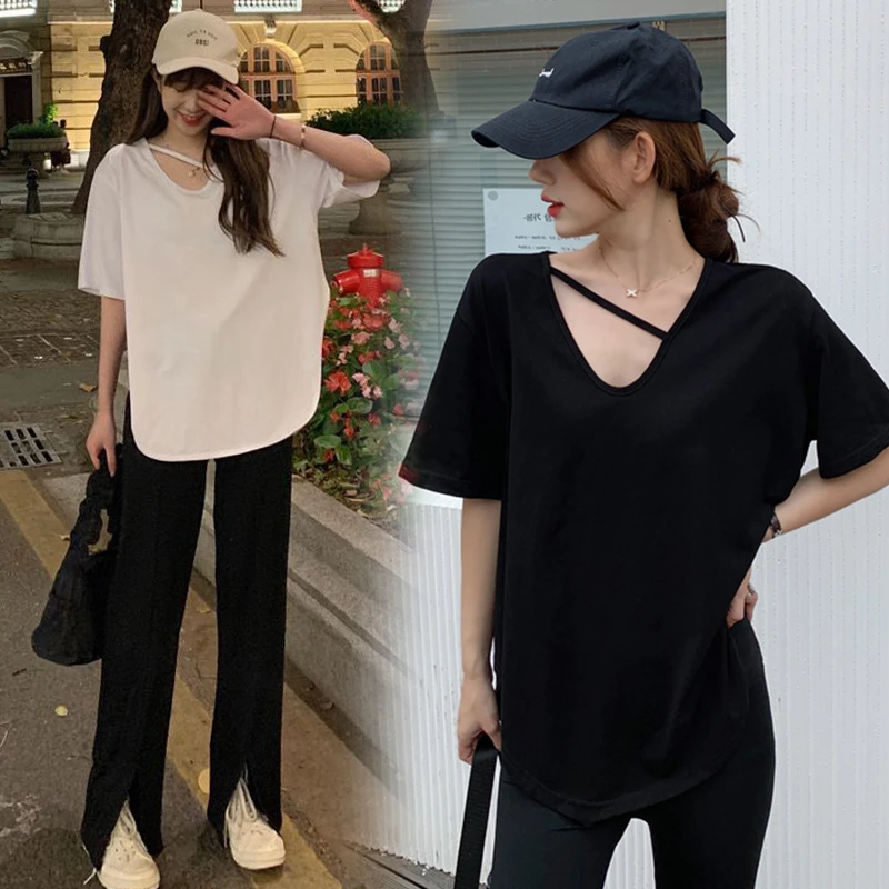 【小姿家】孕妇春装长袖t恤韩版宽松休闲时尚百搭上衣潮妈打底衫
