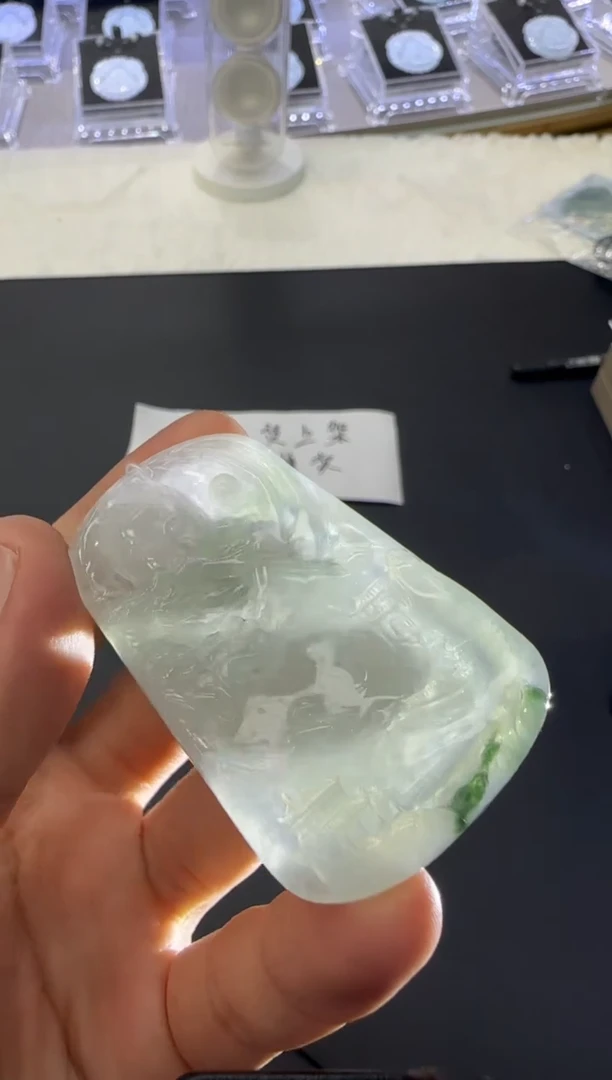 【闪购商品】翡翠颈饰未镶嵌天然翡翠A货孤品一件