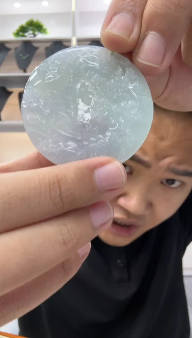 【闪购商品】翡翠颈饰未镶嵌天然翡翠A货孤品一件