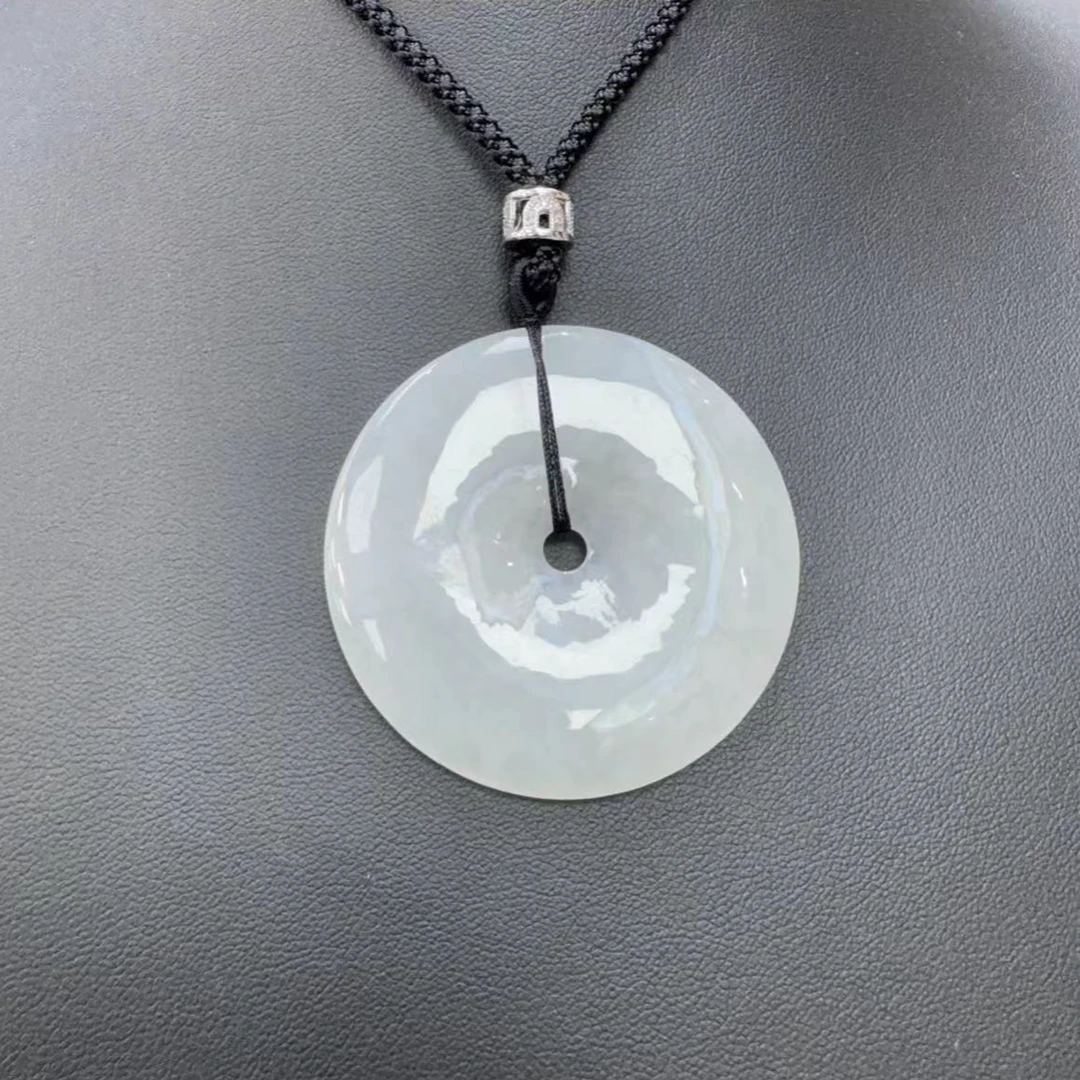 【杰缘珠宝】 A货翡翠冰平安扣吊坠 多样性