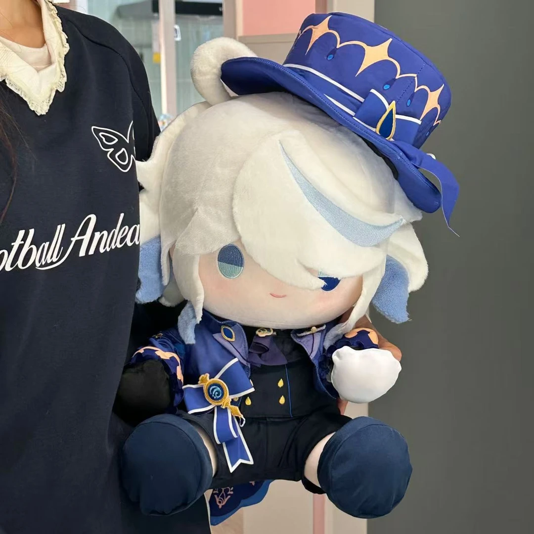 【NINA酱全款预售】芙宁娜豆豆眼坐姿棉花娃娃40cm