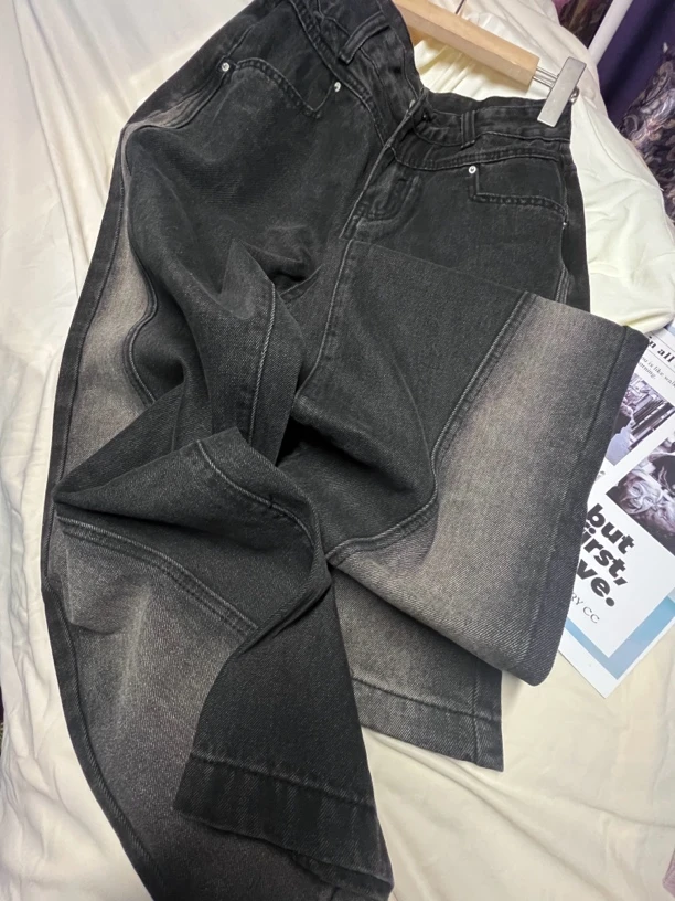 宽松牛仔裤复古休闲