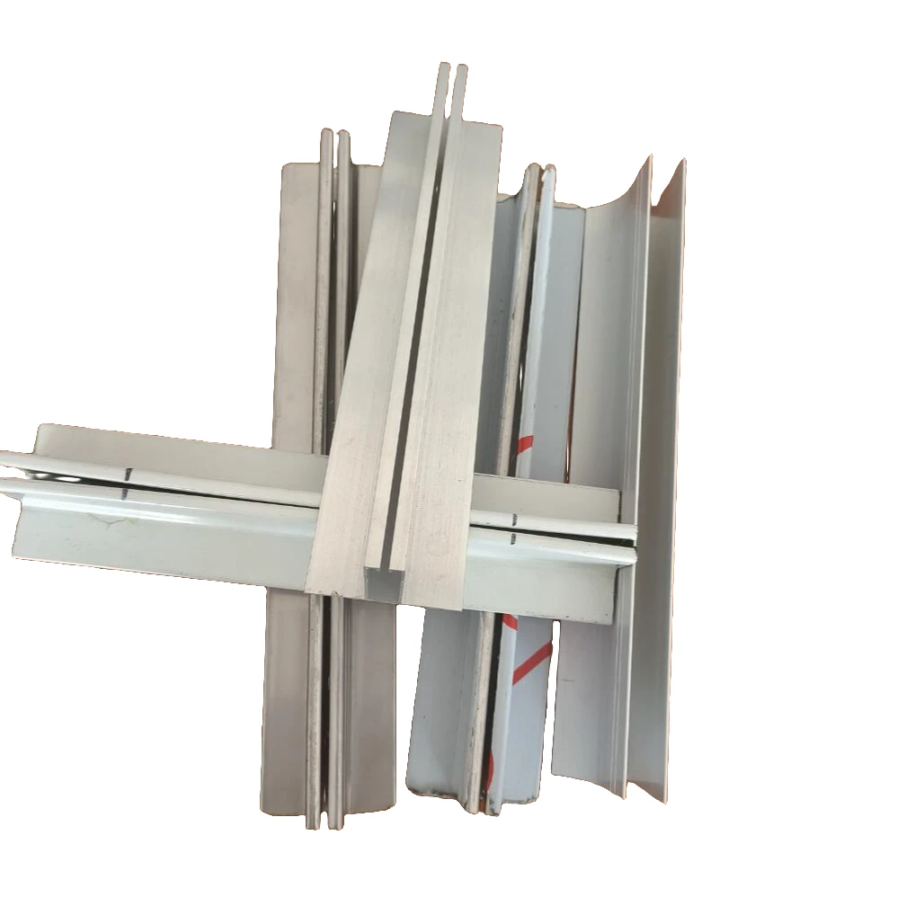 T型底梁轨道 挡烟垂壁配件不锈钢T型底梁 铝合金玻璃挂件夹板压条