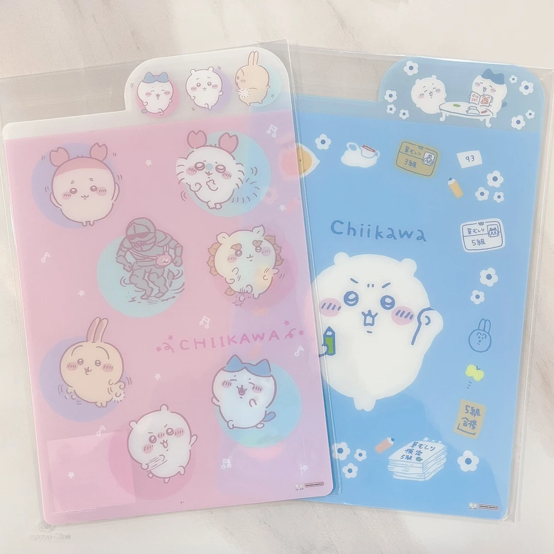 现货日本chiikawa新款吉伊卡哇sunstar联名限定B5垫板异形书签