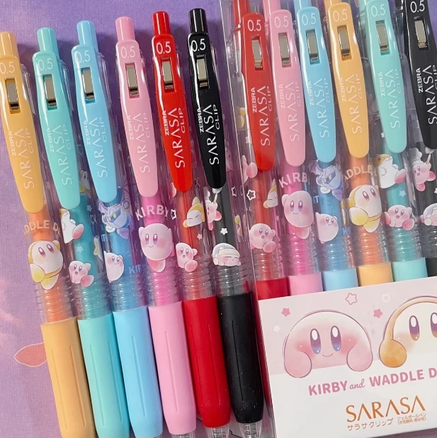 斑马Zebra日新款星之卡比限定彩色套装JJ15黑色按动中性笔101