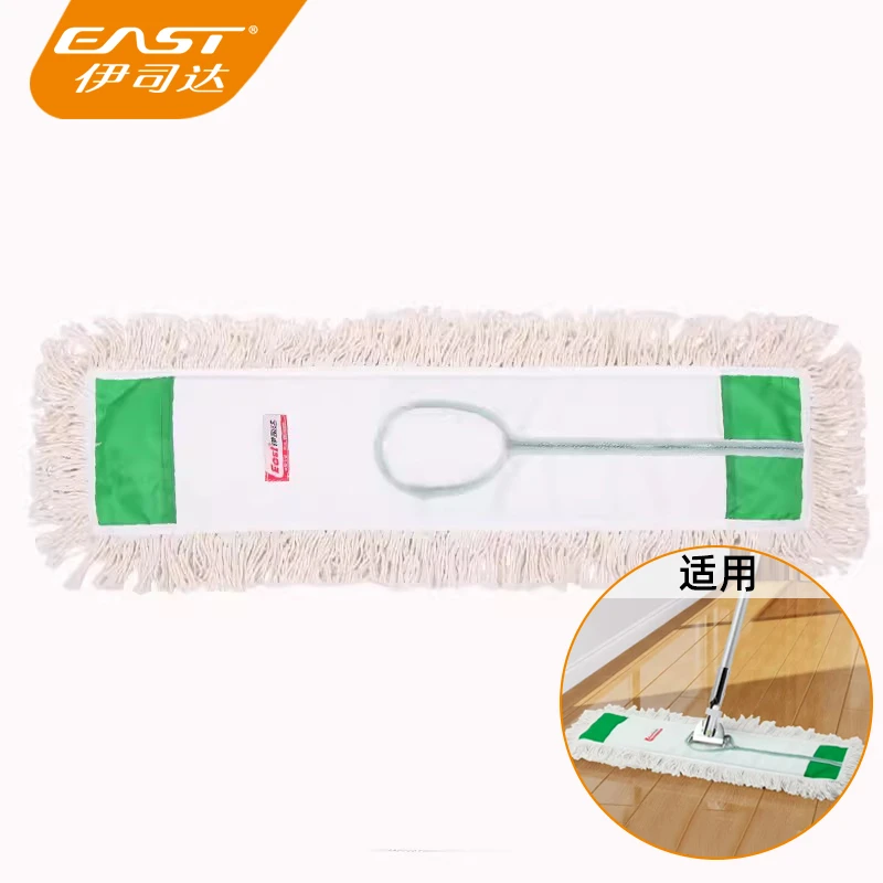 伊司达60CM/90CM平板拖把替换头墩布配布公司商超医院保洁拖把
