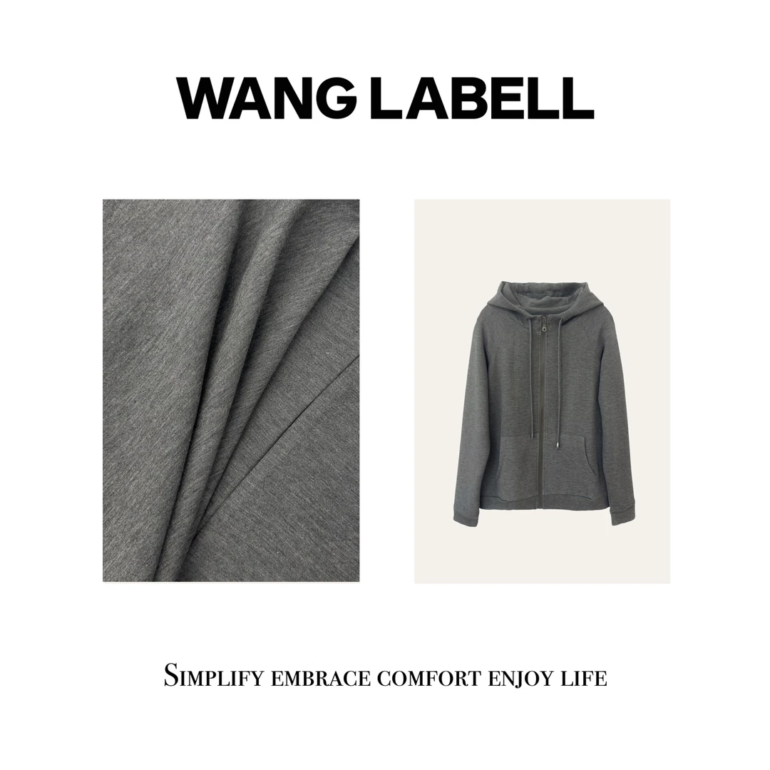 【王斌家】 |  “游牧灰” 拉链卫衣 连帽休闲秋季时尚灰色设计师