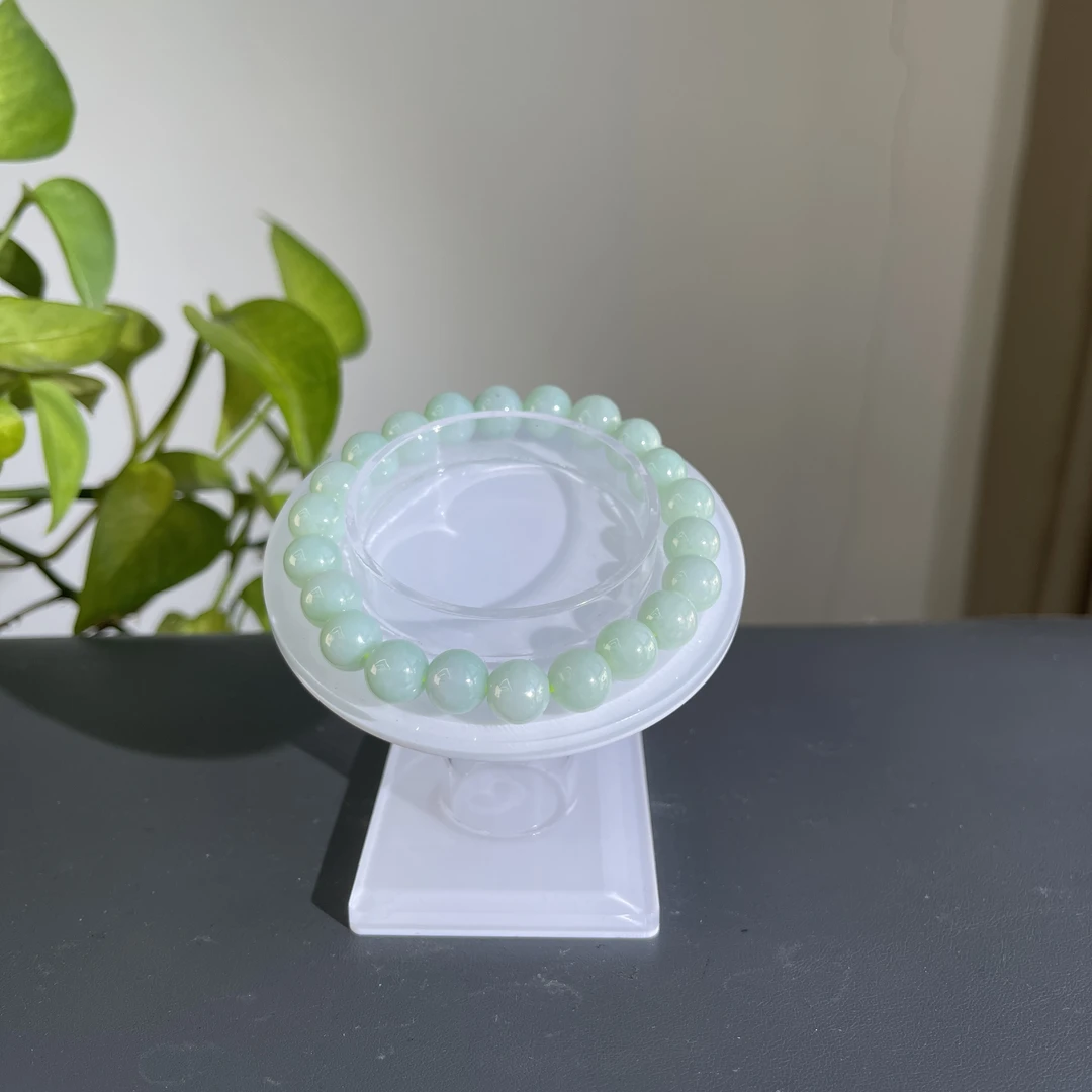 JTA05-21 天然缅甸翡翠A货 翡翠手串