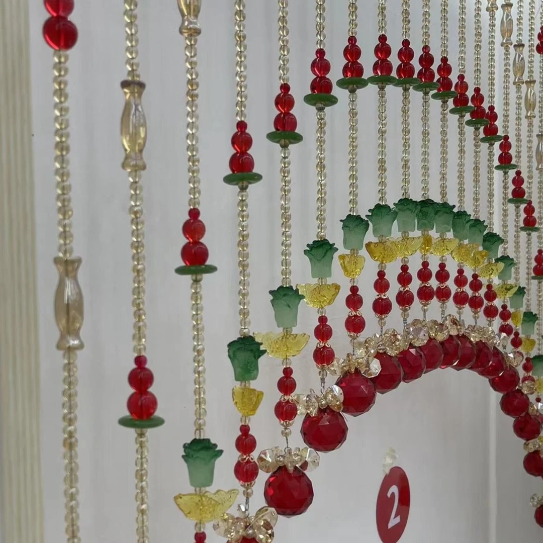 加强版金玉满堂水晶帘