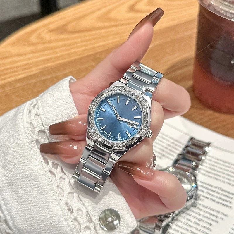 满钻手表女款女士名牌正品初高中学生高档轻奢小众高颜值南宁网红