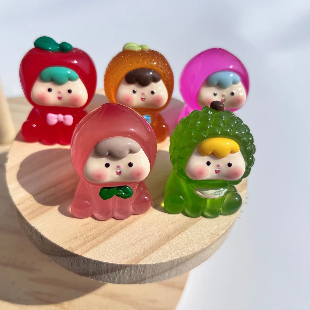 【对对碰＋九宫格＋直播拆】夜光 实色 二代水果崽崽