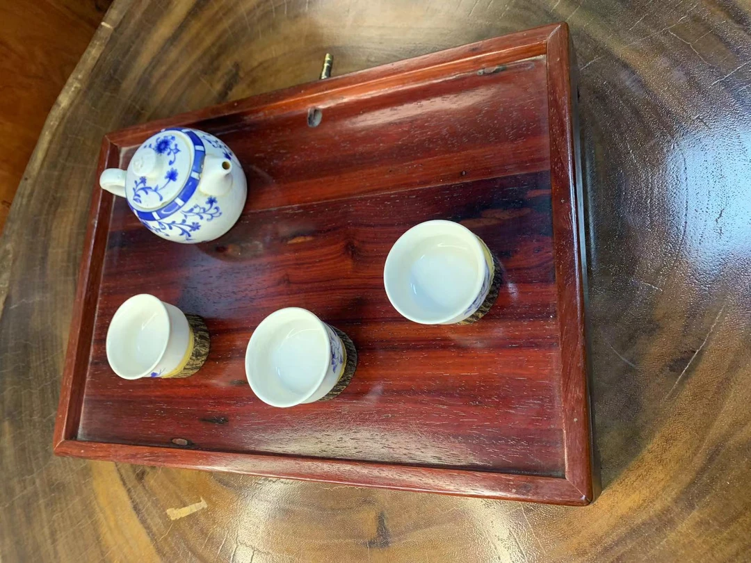 住宅家具根雕类红檀木茶几