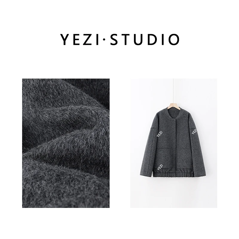 【新锐穿搭】羊驼.毛混纺鹅绒棒球款羽.绒24316930-10/26