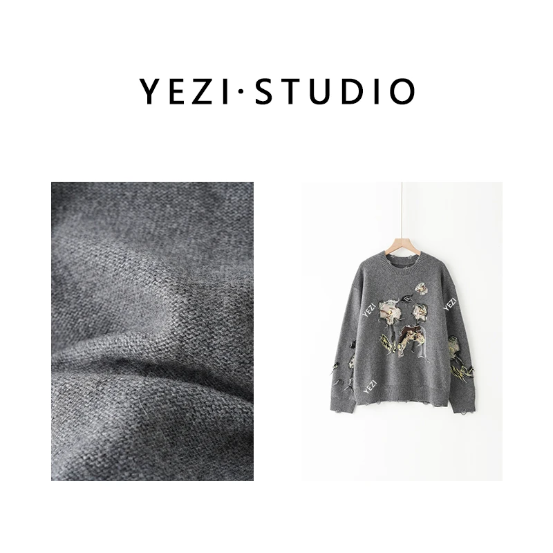 【艺术家】羊绒艺术提花套头衫24419508-11/17