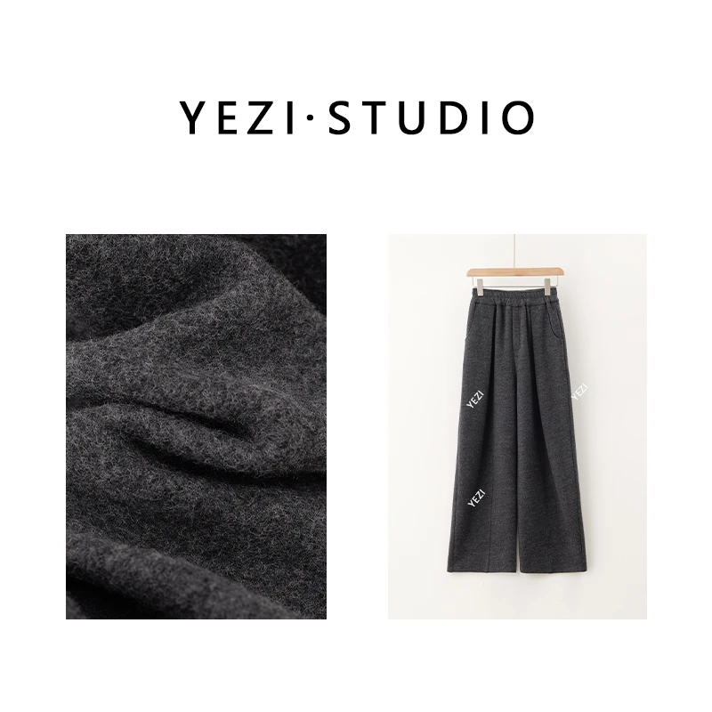 【羊.毛山本裤】轻量抓绒遮肉显瘦羊.毛裤24423715-10/29