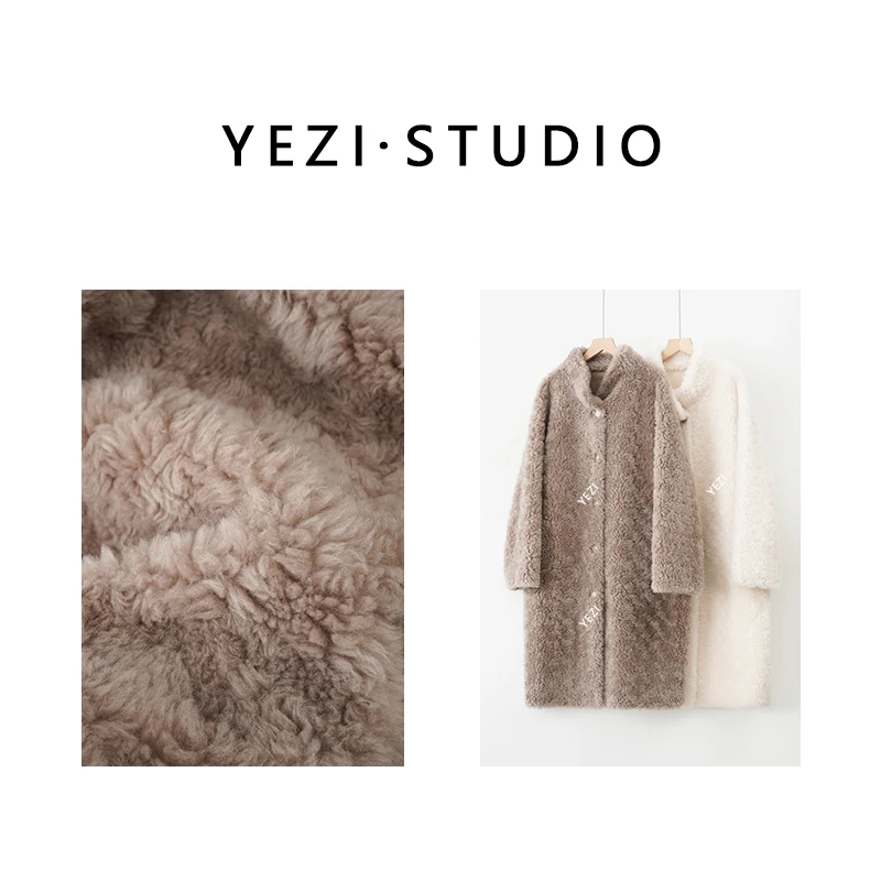 【冬日恋人】100机织羊毛小立领长款轻盈大衣24415207-11/23