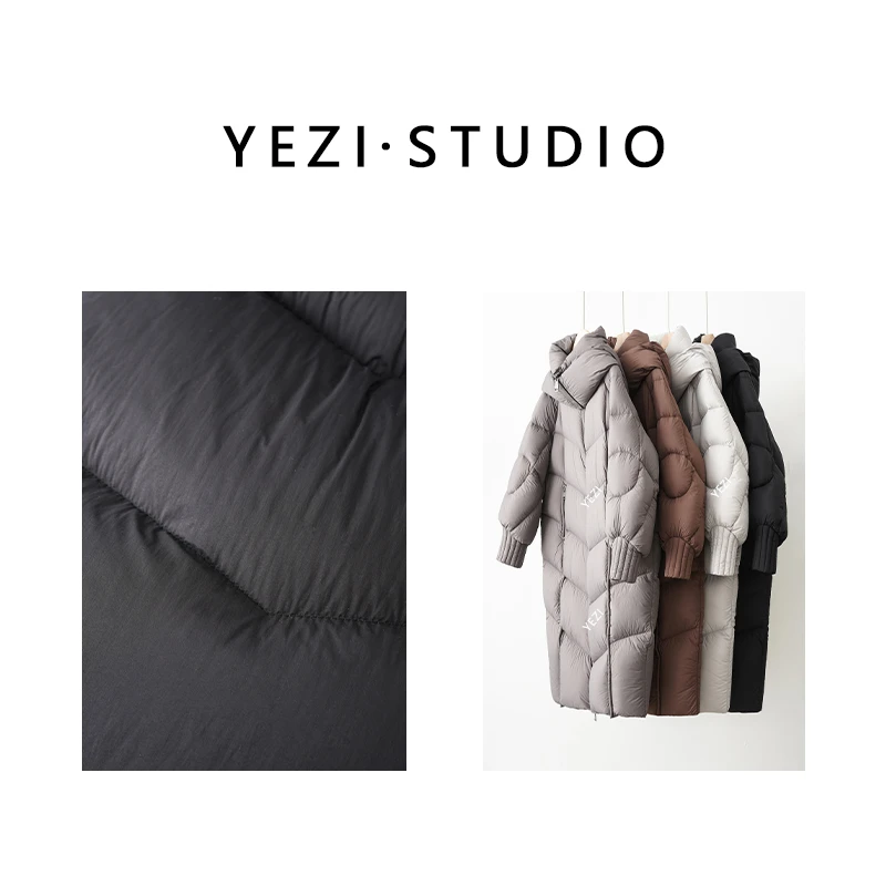 叶子定制-【鼎奢保暖】95鹅绒390g高充绒量长款羽绒服24412112-11/9