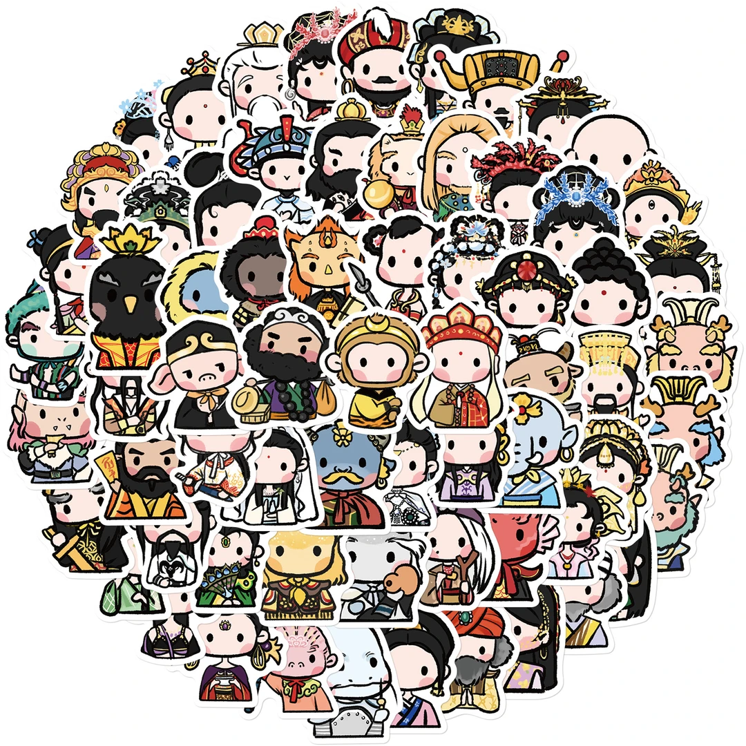 多款小尺寸人物卡通形象个性贴纸装饰桌面手机壳电脑防水涂鸦贴纸