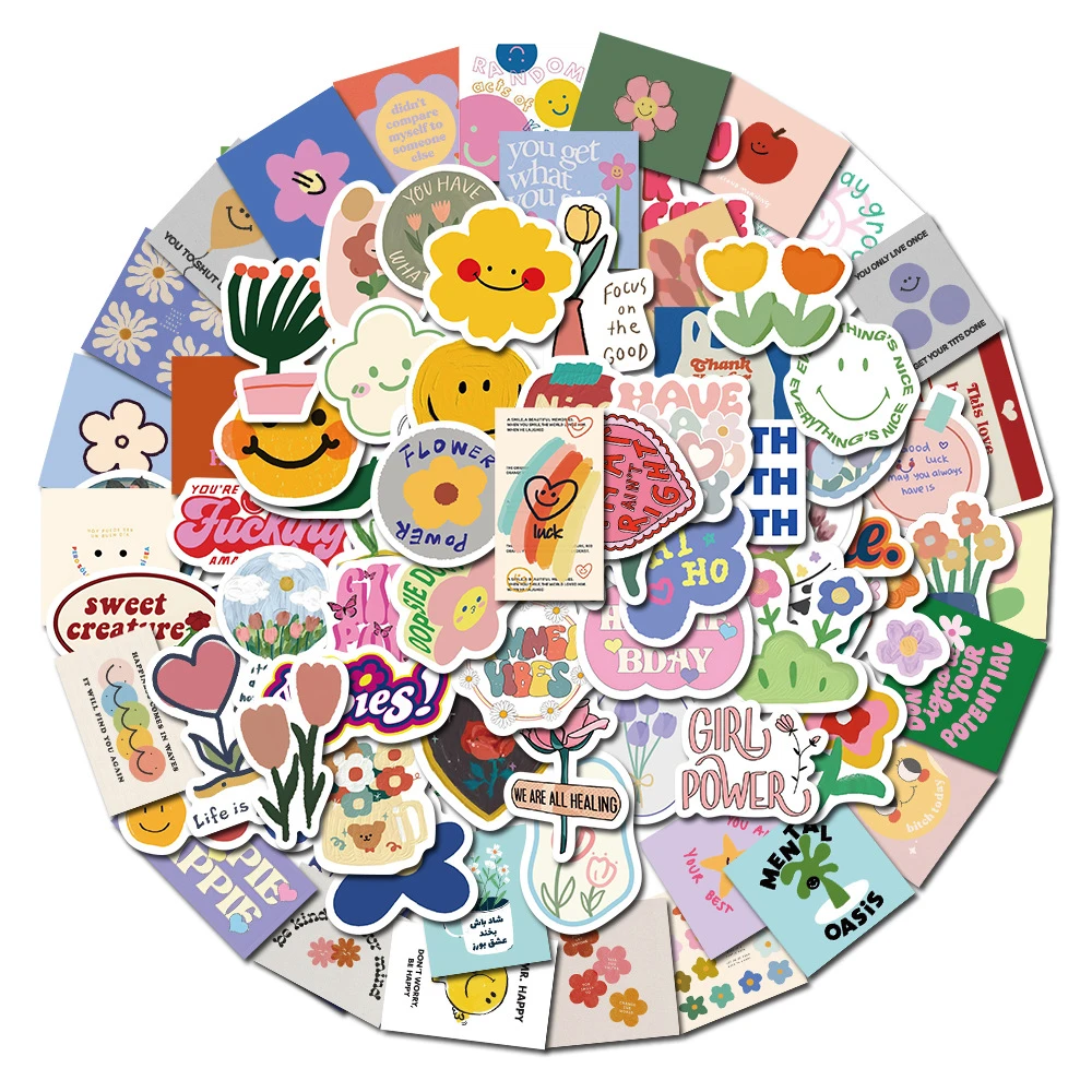 多款小尺寸可爱背景贴纸diy笔记本手账不干胶防水贴纸