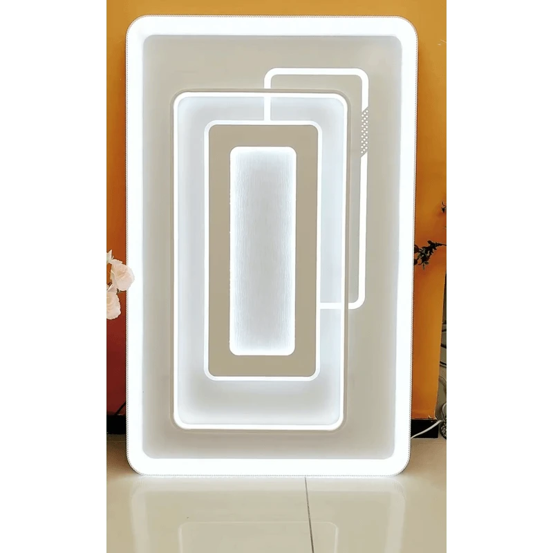 新款客厅灯LED吸顶灯大气长方形现代简约餐厅大厅护眼灯具创意