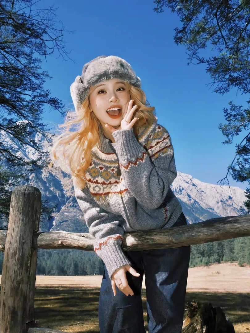 [YUNONG集合]♥301-399秋冬韩货大牌时尚宽松加厚针织毛衣新款1